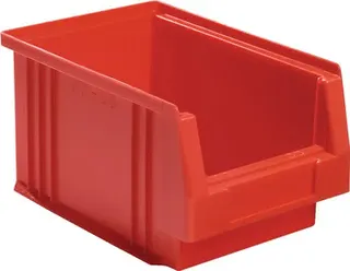 Sichtlagerkasten PLK L230xB150xH125mm PP rot LA-KA-PE