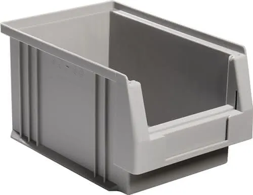 Sichtlagerkasten PLK L230xB150xH125mm PP grau LA-KA-PE