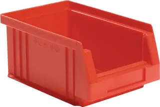 Sichtlagerkasten PLK L164xB105xH75mm PP rot LA-KA-PE
