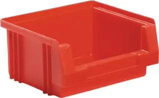 Sichtlagerkasten PLK L90xB102xH50mm PP rot LA-KA-PE