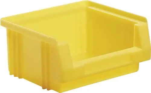 Sichtlagerkasten PLK L90xB102xH50mm PP gelb LA-KA-PE