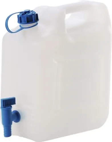 Wasserkanister 12l HD-PE H332xB334xT160mm HÜNERSDORFF