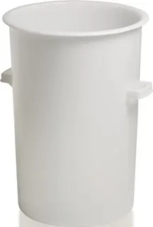Kunststoffbehälter rd.110l HD-PE weiß D515xH733mm m.Außengriff CRAEMER