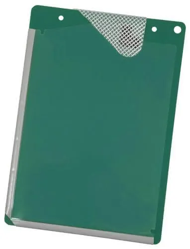 Auftragstasche PVC m.Umbug-Verschweißung DIN A4 grün EICHNER
