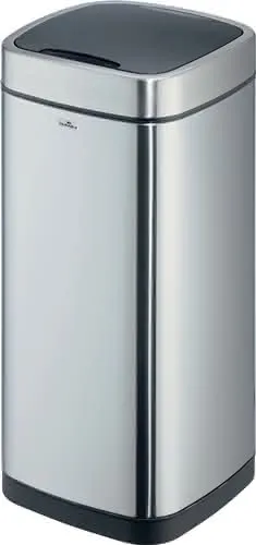 Abfallsammler NO TOUCH 35L 35l H690mm VA/Ku.metallic silber DURABLE