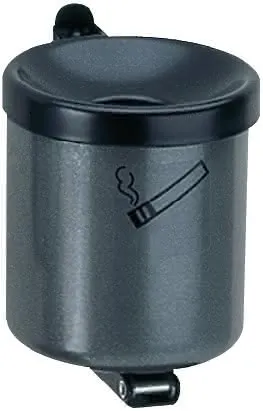 Sicherheitswandascher graphit H.120xD.110mm m.Kippvorichtung