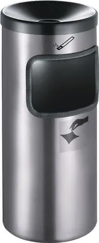 Sicherheitswandascher Ø180xH410mm graphit m.Kippvorrichtung TKG