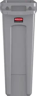 Wertstoffsammler 87l H762xB279xT558mm grau m.Lüftungskanälen RUBBERMAID