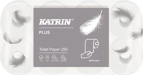 Toilettenpapier Katrin 250 Long 3-lagig 48 RL a 250 Blatt=12000 Bl.KATRIN