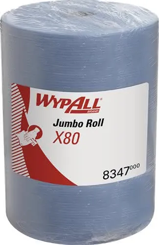 Wischtuch WypAll® X80 8347 L315xB310ca.m m blau 1-lagig Rl.WYPALL