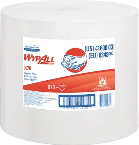 Reinigungstuch WypAll® X70 8348 L315xB31 0ca.mm weiß 1-lagig KIMBERLY-CLARK