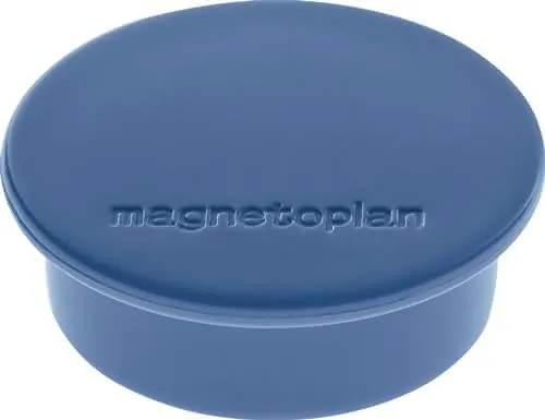 Magnet Premium D.40mm dunkelblau MAGNETOPLAN