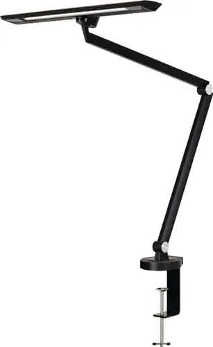 Schreibtischleuchte LED Zirkon Aluminium ,ABS,Eisen,PC schwarz H.820mm m.Klemme