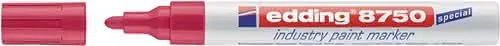 Industrie-Lackmarker 8750 rot Strich-B.2-4mm Rundspitze EDDING