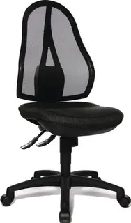 Bürodrehstuhl m.Punktsynchrontech.anth.4 30-510mm o.Armlehnen Trgf.110kg TOPSTAR