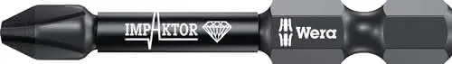 Bit 851/4 IMP DC PH3 L.50mm 1/4 Zoll E6,3 Impaktor,DC Box m.5 Bits WERA