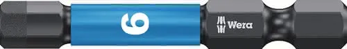 Bit 840/4 IMP DC 6mm L.50mm 1/4 Zoll E6,3 Impaktor,DC Box m.5 Bits WERA