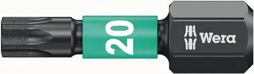 Bit IMPAKTOR DC T20 L.25mm 1/4 Zoll C6,3 Impaktor,DC Box m.10 Bits WERA