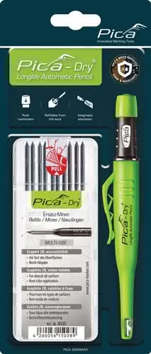 Bau-/Tieflochmarker Pica-Dry+Minenset Fa rbe graphit +Minenset 4000 871 853 PICA