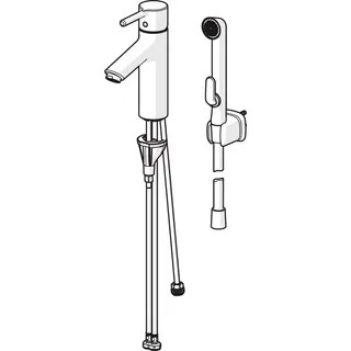 EHM Waschtisch-Batt. HANSAVANTIS XL 5268 Ausld. 114 mm chr – Bild 2