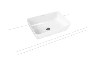 Kaldewei WB CAYONO Waschtisch-Schale Mod.3188, 520x355mm,alpinweiß,Perl-Effekt,oÜL