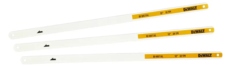 DEWALT Bi-Metall-Sägeblätter 300mm 3er Pack mit 18 / 24 / 32 TPI