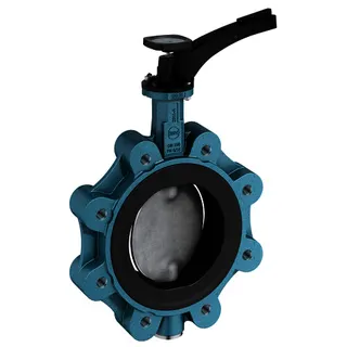 EBRO Absperrklappe Z014-A Anflanschg. TH m.RG, integr. Aufn. f.Therm. DN200 PN16