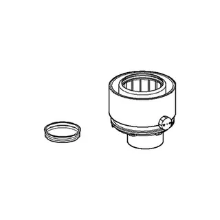 Daikin Reduzier-Prüfadapter Doppelwandig, DN 60/100 auf DN 80/125 – Bild 4