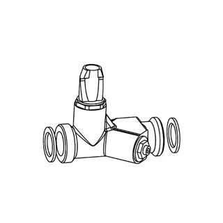 Daikin FlowGuard Einregulierventil, FLG mit Durchfluss-Anzeige 2-16 l/min