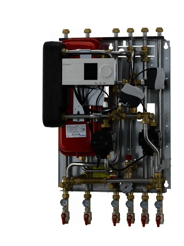 Danfoss Hausstation VX Solo II HWS, 2 HE:30kW, ECL310/A347, 2xSTW