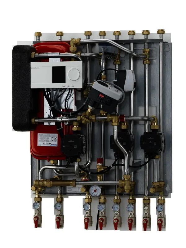 Danfoss Hausstation VX Solo II H2WS, 1 HE:20kW, ECL310/A267, STW
