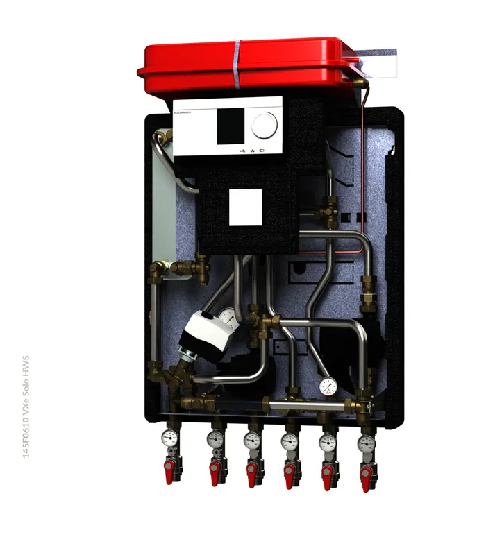 Danfoss Hausstation VXe Solo HWS, Typ 1 HE:20kW, ECL310/A337