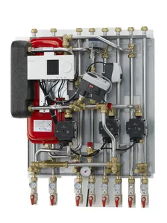 Danfoss Hausstation VX Solo II H2WS, 2 HE:30kW, ECL310/A267, 2xSTW