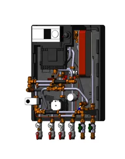Danfoss Hausstation Akva Lux II Se, 2 PWH:55kW, direkt HE:20kW, ECL310/A230