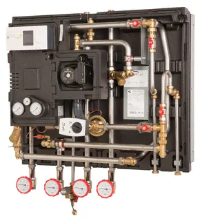Danfoss Hausstation Compact 28 VX-FI, 2 HWP, AVQM, 56 kW, ECL310/A237