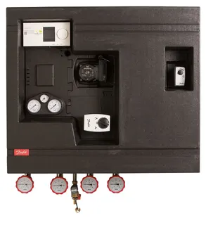 Danfoss Hausstation Compact 28 VX-FI, 3 HWP, AVQM, 65 kW, ECL310/A237