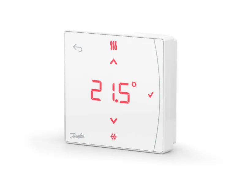Danfoss Icon2 Unterputzraumthermostat 24V, mit LED-Display-Version, Unterputz
