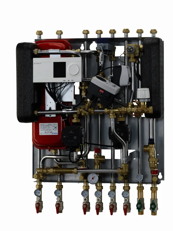 Danfoss Hausstation Akva Lux II VX H2WP H1W1, HE:20kW, PWH:35kW, 2xSTW, A260