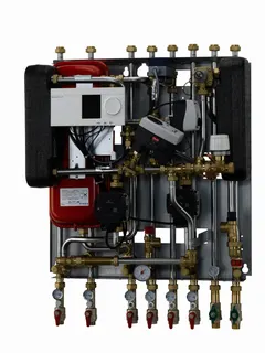 Danfoss Hausstation Akva Lux II VX H2WP H1W1, HE:20kW, PWH:35kW, 2xSTW, A260
