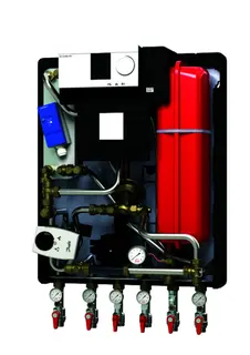 Danfoss Hausstation VXe Solo HWP, 3 FBH:15kW, ECL310/A230, STW