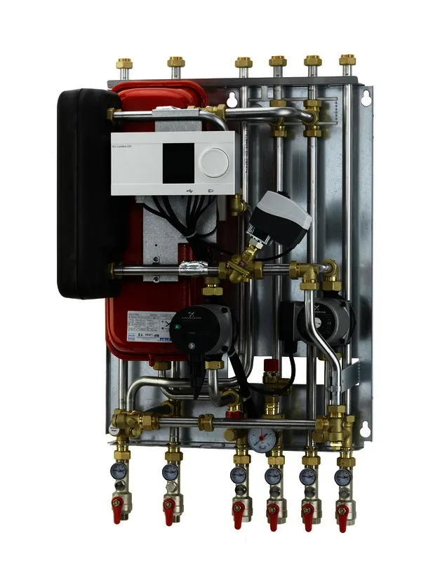 Danfoss Hausstation VX Solo II HWS, 1 HE:20kW, ECL310/A337