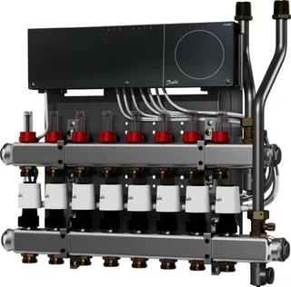 Danfoss Heizkreisverteiler Typ SGC 12 Heizkreisen u. Icon Hauptregler 230V – Bild 2