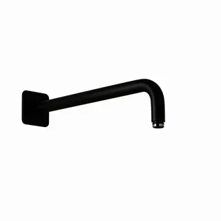 LIVING SPA Wandarm 350mm 70 soft gewinkelt Schwarz matt
