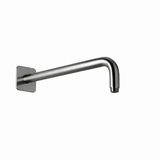 LIVING SPA Wandarm 350mm 70 soft gewinkelt Edelstahlfinish