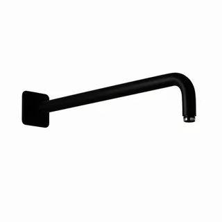 LIVING SPA Wandarm 420mm 70 soft gewinkelt Schwarz matt