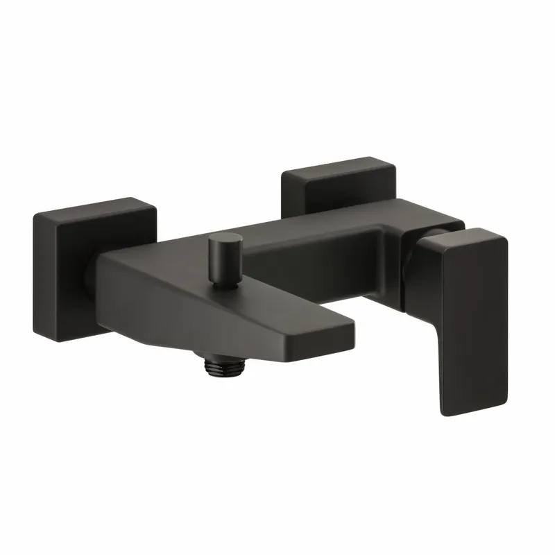 CEO BLACK Wannenbatterie Aufputz Schwarz matt