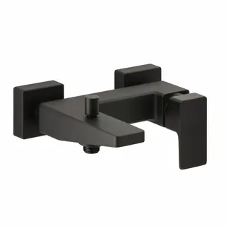CEO BLACK Wannenbatterie Aufputz Schwarz matt
