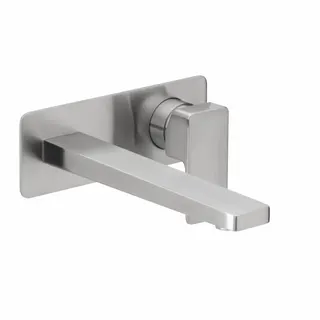 CEO iX-finish Waschtisch-Wandbatterie Farbset 210mm 1 Blende Edelstahlfinish