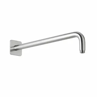 LIVING SPA Wandarm 420mm 70 soft gewinkelt Edelstahlfinish