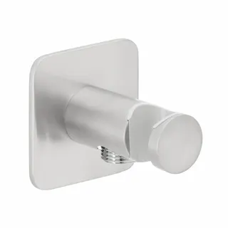 LIVING SPA Anschlussbogen 70 mit Konushalter soft Edelstahlfinish